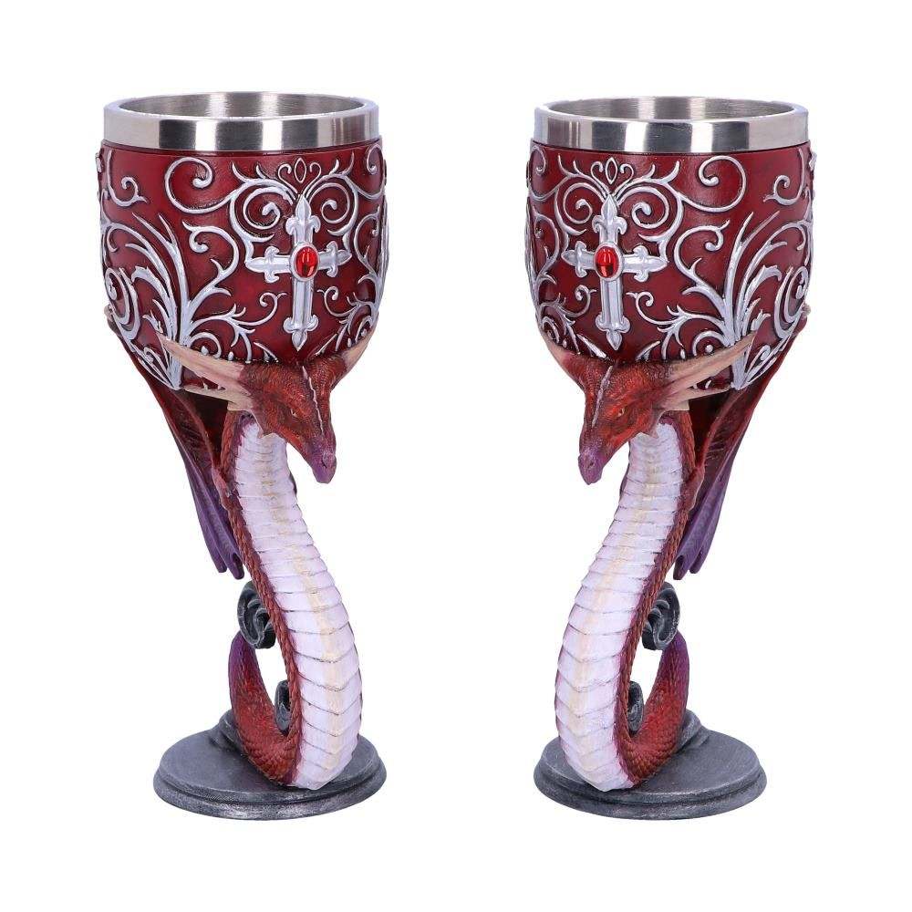 Nemesis Now - Dragons Devotion Chalise - Red